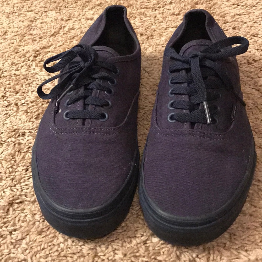 Navy Blue Vans Very Mint Condition
